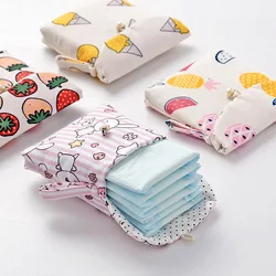 Soft Comfortable Large-capacity Sanitary Napkin Storage Bag Cute Portable Menstrual Small Purse Pouch