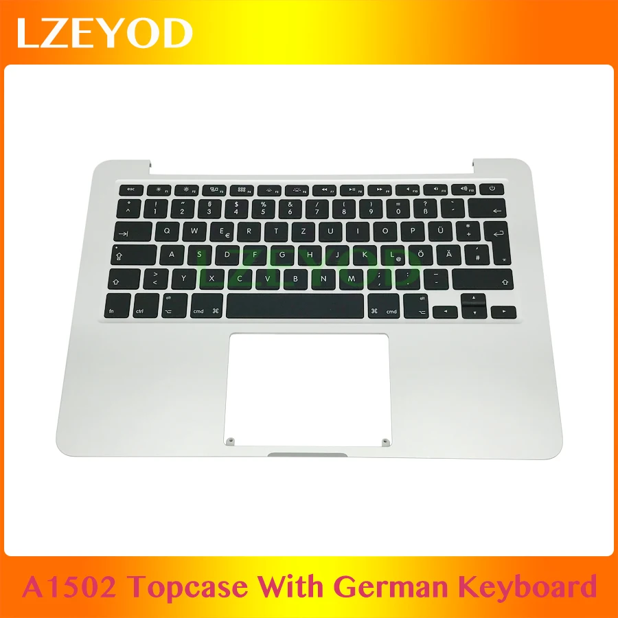 

Original A1502 Topcase Germany Keyboard with Backlight For Macbook Pro Retina 13" Early 2015 A1502 Palmrest Housing Keyboard