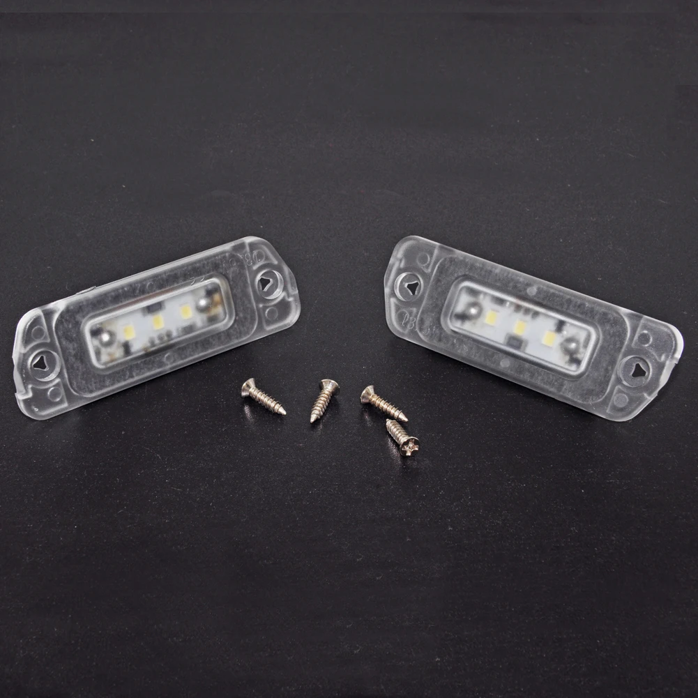 Car Accessories 12v LED License Plate Light For Mercedes-Benz G/M Series AMG GL450 GL500 X164 ML350