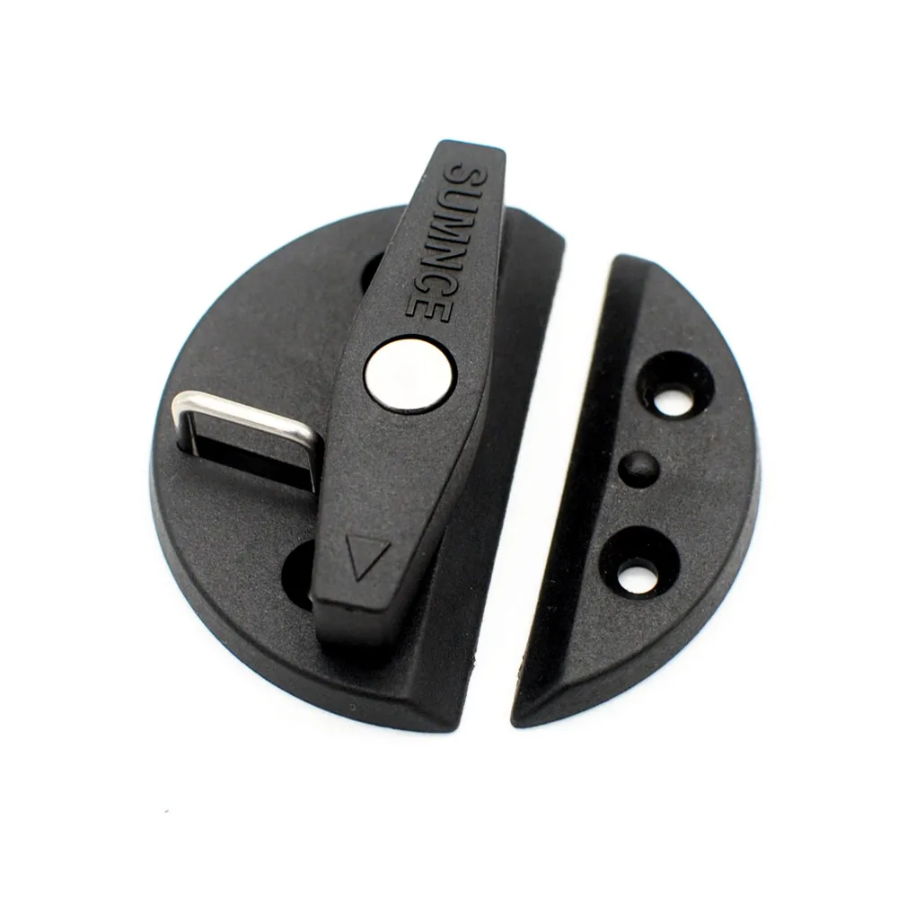 2Pcs Nylon Boat Door Cabinet Round Turn Button Twist Catch Latch Marine Hardware Accessories