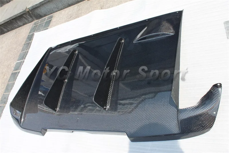 Car Accessories Carbon Fiber H Style Rear Diffuser Fit For 2004-2007 Subaru Impreza WRX 8-9 STI GDB Rear Diffuser Underboard