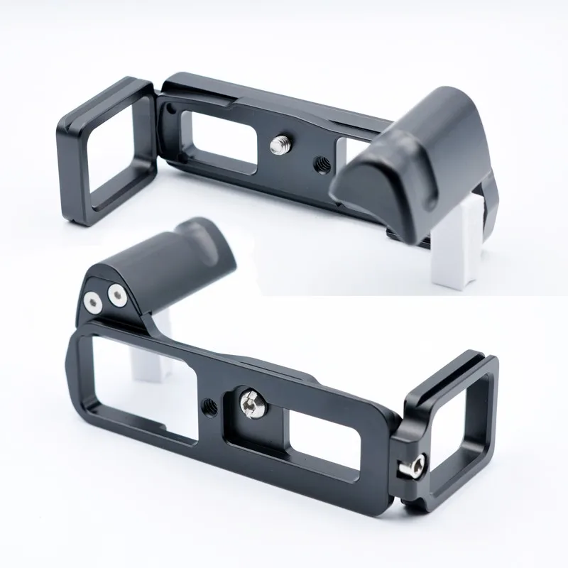 Em10iv liberação rápida qr l placa/suporte titular aperto de mão madeira para olympus OM-D E-M10IV câmera rrs sunwayfoto markins tripé