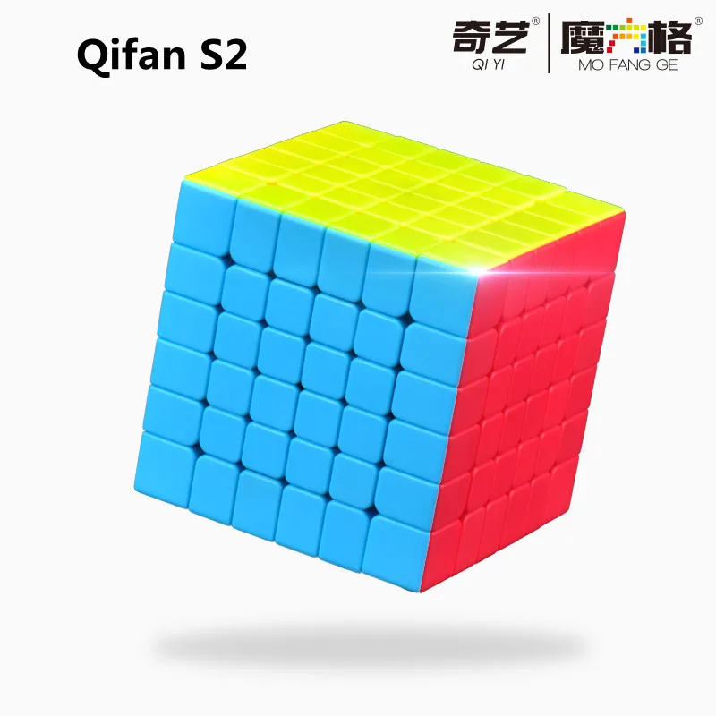 QiYi Qifan S2 6x6x6 Magic Speed Qiyi Cube Stickerless Professional 6x6 Puzzle Cube Educational Toys For Children Gift qiyi