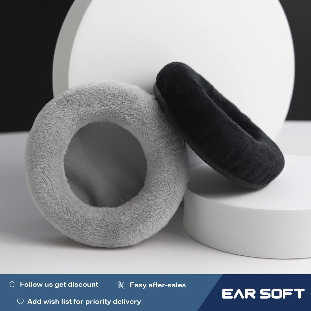 

Earsoft Replacement Cushions for AKG-K550 Headphones Cushion Velvet Ear Pads Headset Cover Earmuff Sleeve