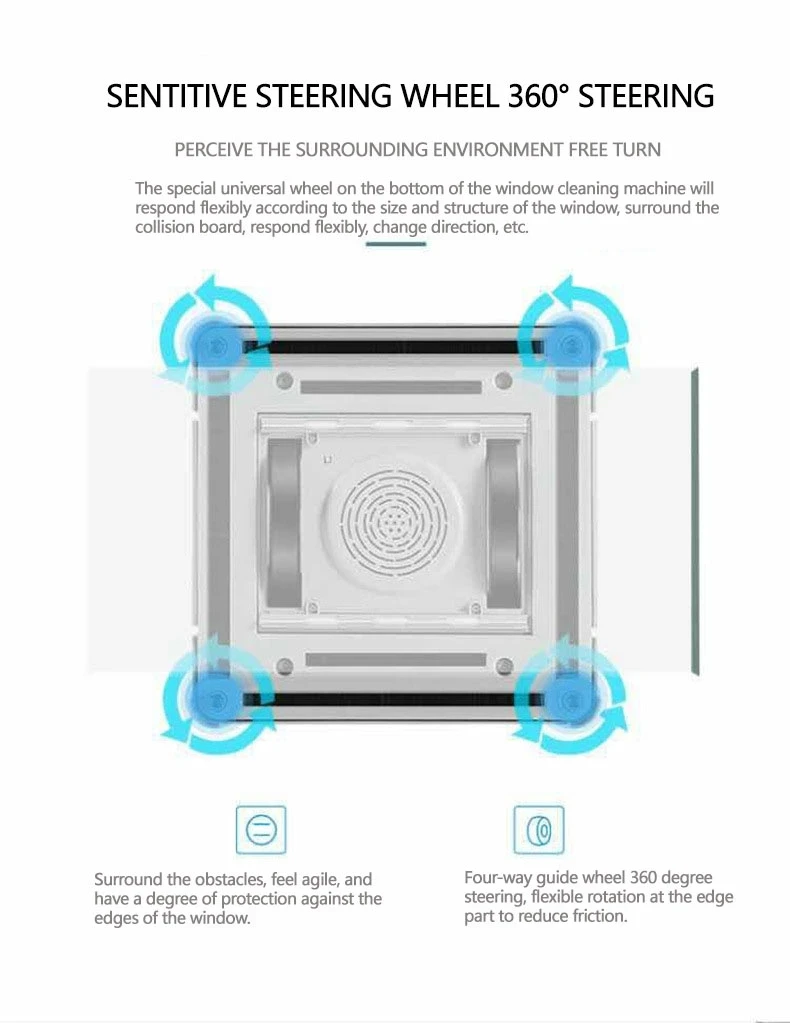 Neueste fernbedienung Nassen und Trockenen Magnetische Fenster Reiniger Roboter Aktiviert innen + außen hohe up auf fenster, glas reiniger roboter