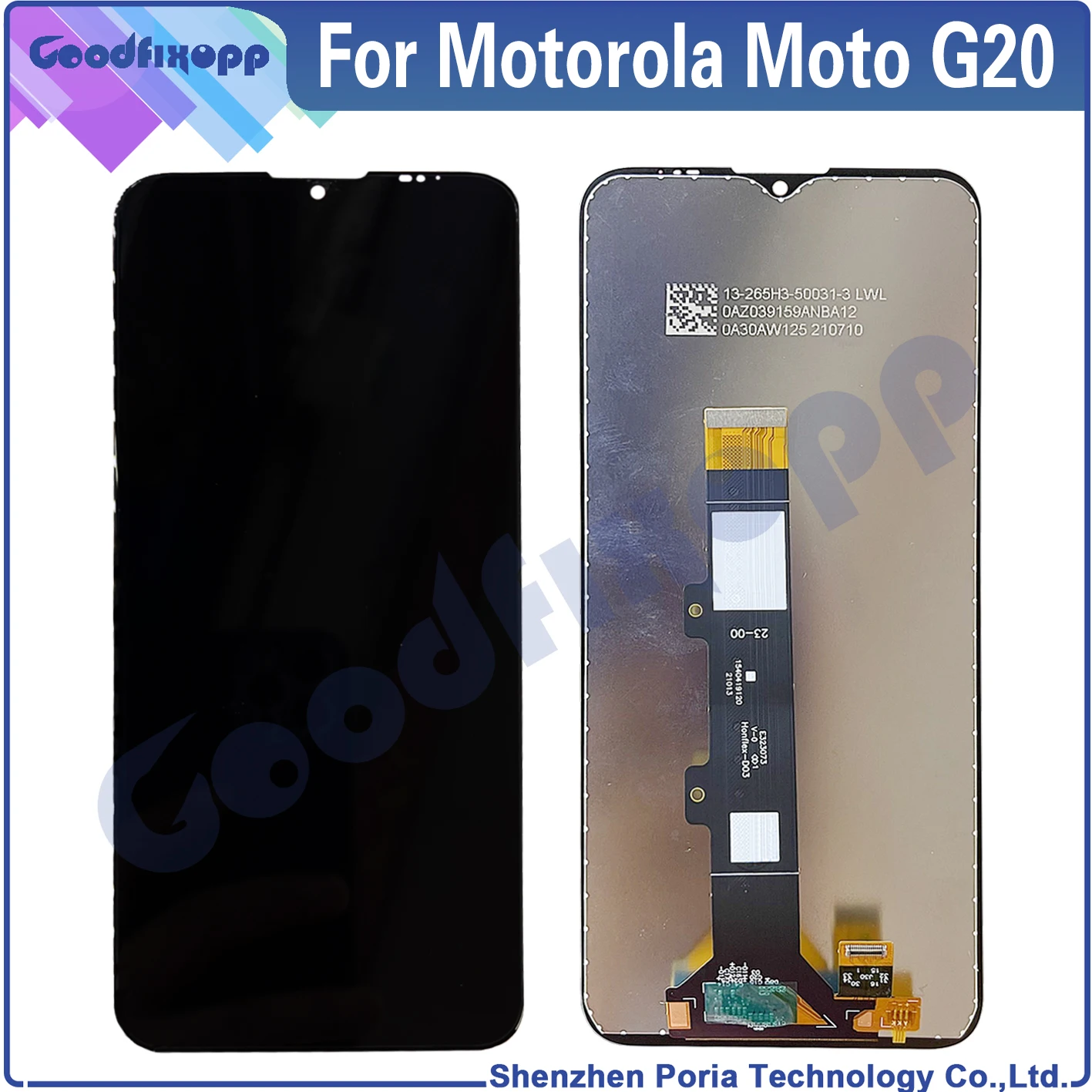 

AAA 100% Test For Motorola Moto G20 XT2128-1 XT2128-2 LCD Display Touch Screen Digitizer Assembly Replacement