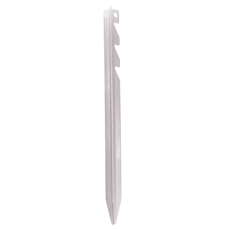 Aluminum Alloy Tent Stake, Canopy Tri-beam Tent Pegs, Ultralight Jagged, 13g per Piece, 18cm, 7075