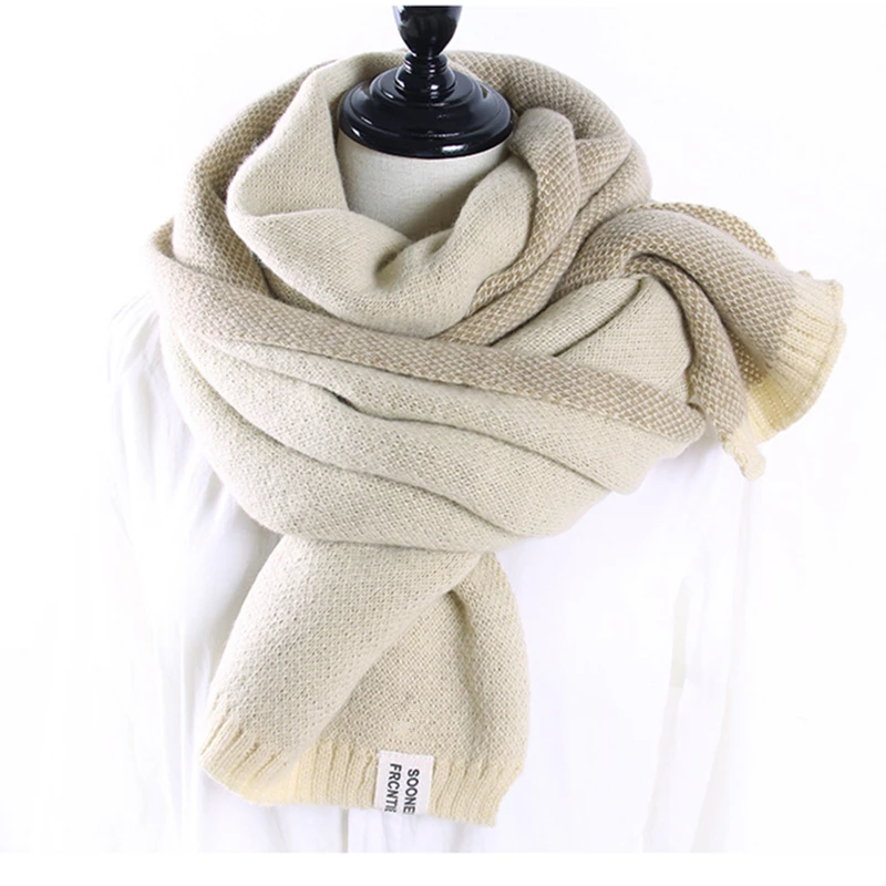 2022 Cashmere Scarves Women Autumn Winter Double-sided Embroidery Pineapple Wraps Scarf Lady Thick Warm mesh Scarf Shawl