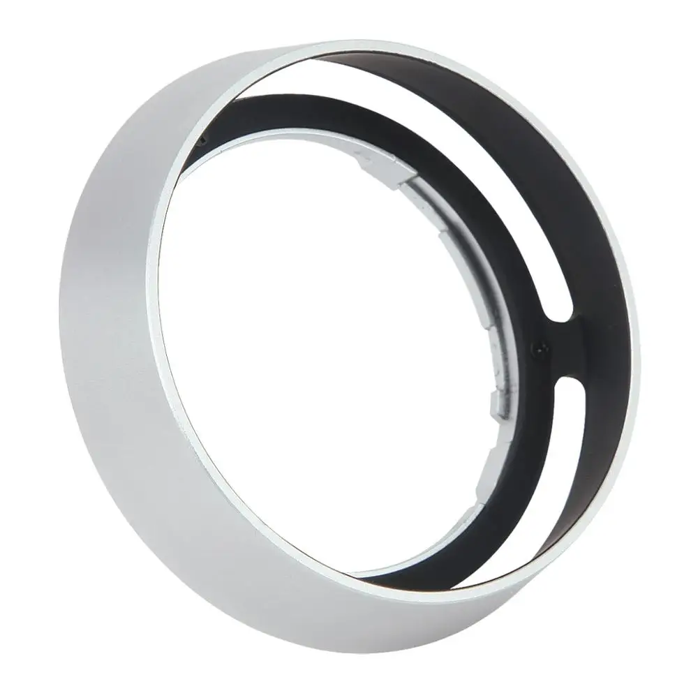 Haoge-parasol redondo de LH-FJ35S, accesorio de Metal para Fujifilm XF, 35mm, 23mm, f/2 R WR, Plata