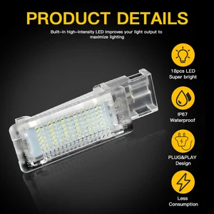 LED LED -Interieur für Füße, 2 Stücke, für VW Golf 5/6/7 plus Polo Scirocco Passat B6 B7 B8 CC Tiguan Jetta Caddy Tourage Sharan Eos 10 Hauptverkauf Gold Golf 2008 - №3