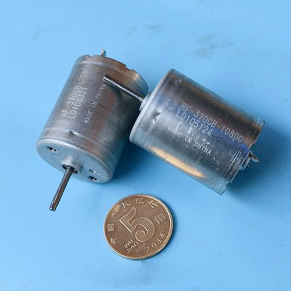 Mabuchi DC 12V-24V micro 370-10800 electric motor 2500-5000rpm precious metal brush precision motor for auto spare parts