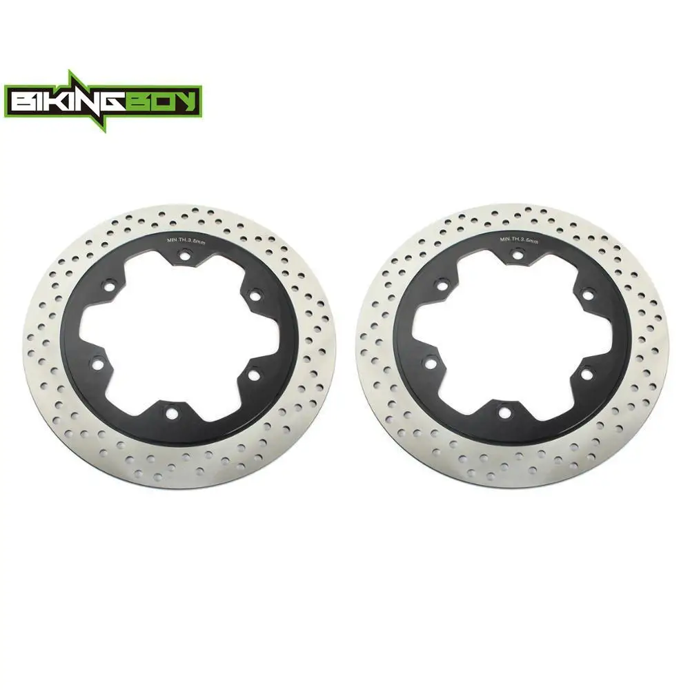 BIKINGBOY Front Brake Discs Disks Rotors Deauville NT650V 98-08 07 NT680V 06-08 NT700V / ABS 07-13 09 10 11 12 NTV 650 680 700