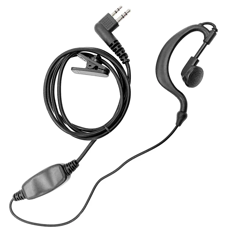 Earpiece Headset with MIC PTT, Compatible with Hyt Hytera tc500 tc600