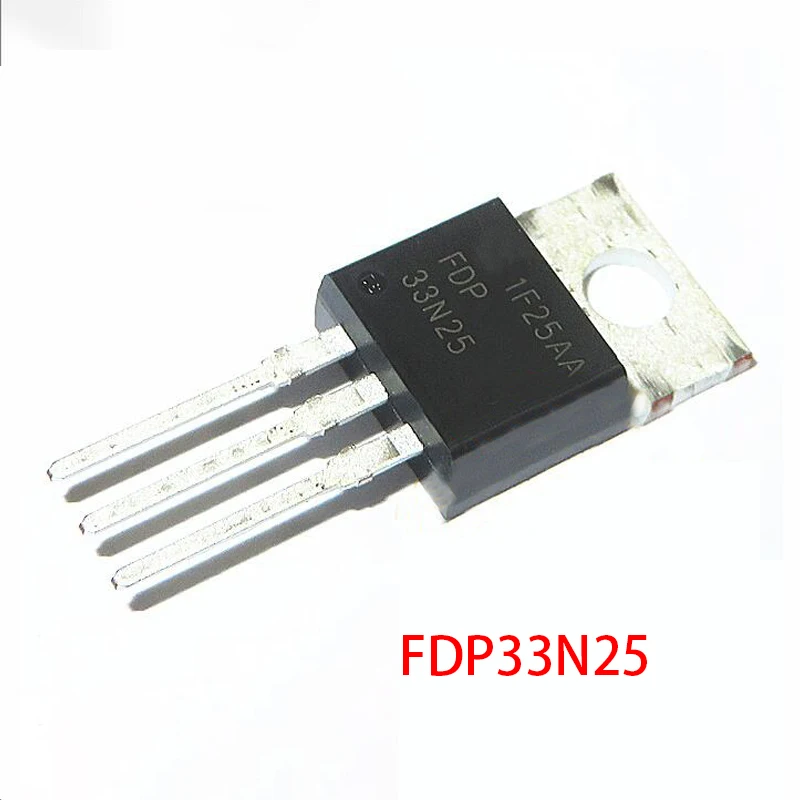 10pcs FDP33N25 TO220 33N25 TO-220 FET 33A 250V