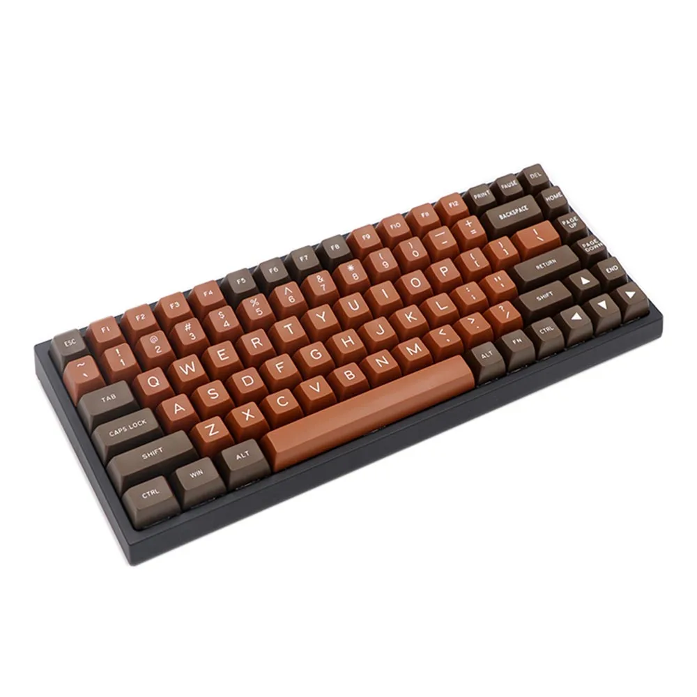 

Chocolate Color Design SA Profile Keycaps For Cherry Mx Switch Mechanical Gaming Keyboard ABS 2 Colors 134 Keys Key Caps Kit1 2