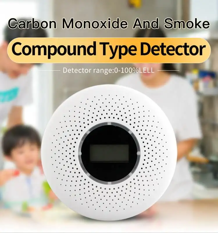 

2 Years Life Time CE ROHS Smoke CO Alarm Detectors Photoelectric Combination Smoke And Carbon Monoxide Detector