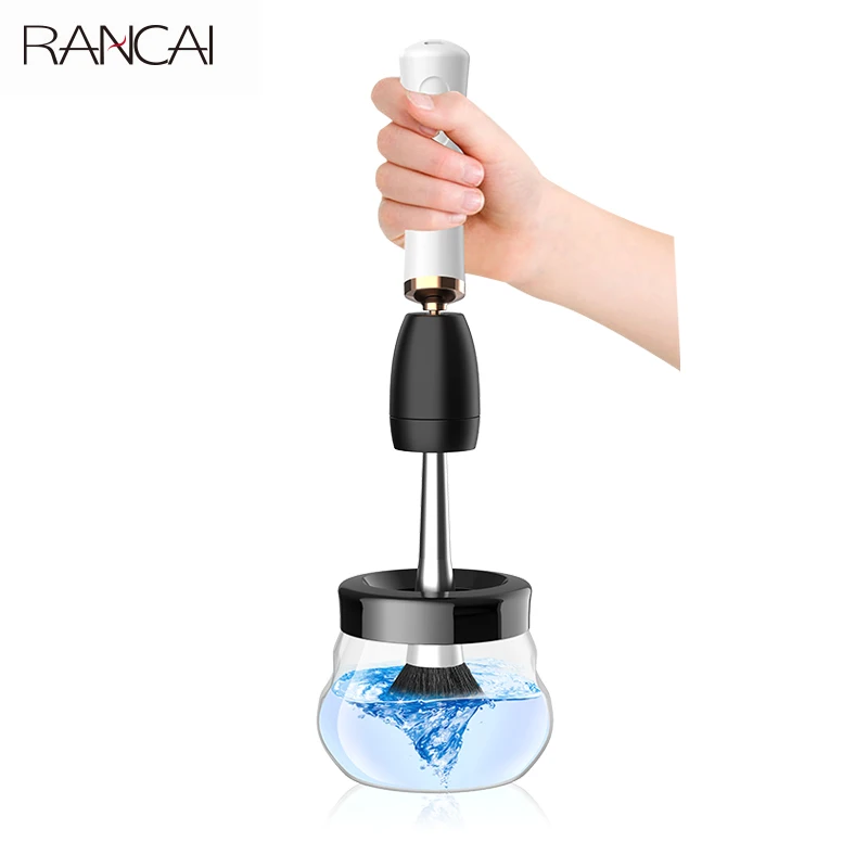 RANCAI Professional Makeup Brush Cleaner Fast Washing and Drying Make up Brushes Cleaning Makeup Brush Tools and Machine