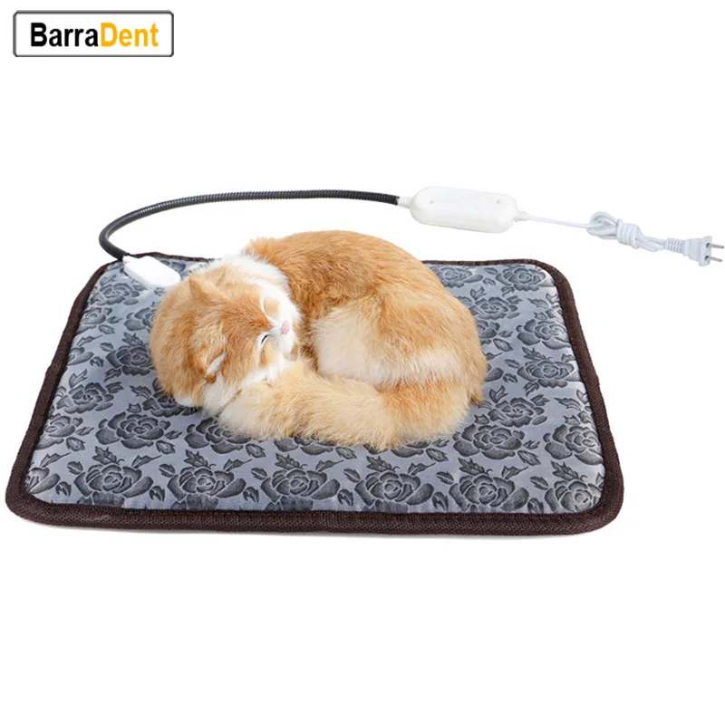 

Electric Pet Heating Pad Dog Cat Warming Mat Waterproof Heated Blanket With Chew Resistant Steel Cord