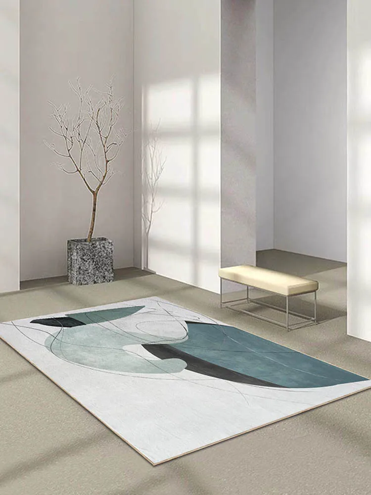 

Japanese Abstract Geometric Carpet For Living Room Home Bedroom Large Area Rugs Floor Fluffy Carpet Parlor Mat Kid Modern Rug