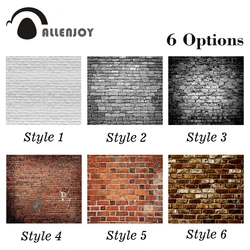 Allenjoy small size old brick photophone background vintage wall baby photo shoot photography backdrop photocall photobooth prop