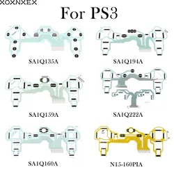 1PCS Buttons Ribbon Circuit Board for PS3 Controller SA1Q135A 159A 160A 194A 222A Conductive Film Keypad Flex Cable