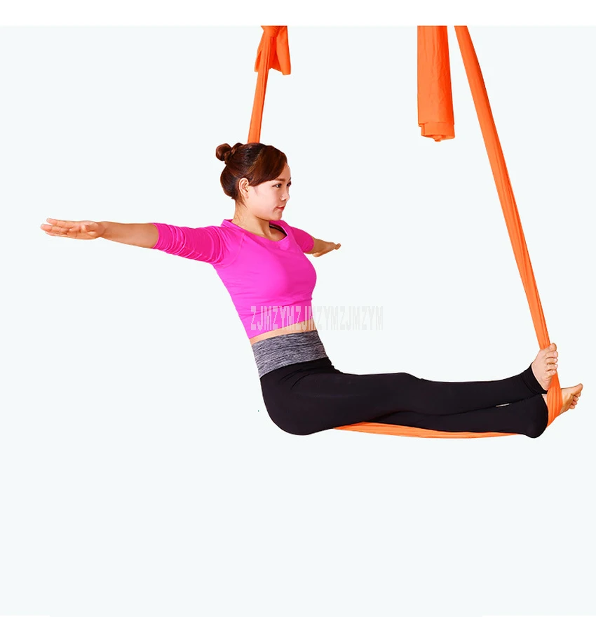 4m/5m/6m/7m Aerial Yoga Hammock Swing Inversion Anti-gravity High Strength Decompression Exercises Hammock Home Gym Hanging Belt