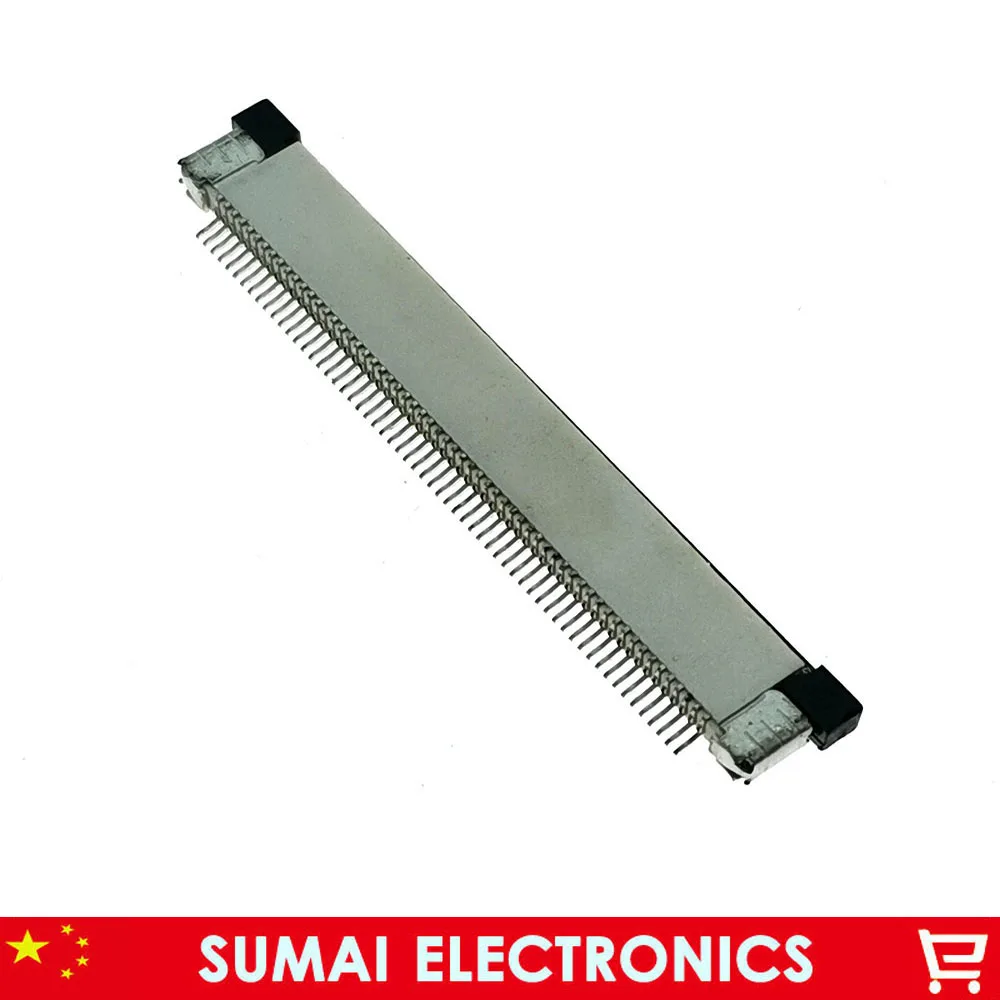 Sample, 60Pin FPC FFC Connector,60 Pin 0.5mm Flex Cable Socket for LCD Screen Interface.ROHS,60P