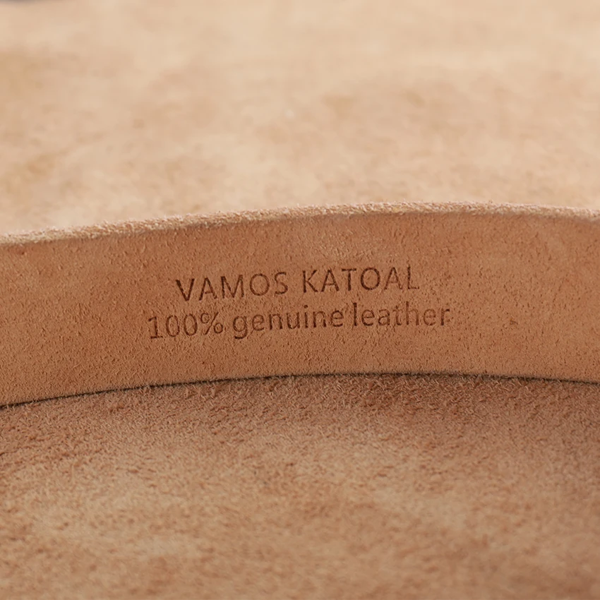 Cinturón Vintage 100% de cuero genuino para hombre, correa de cuero de vaca Natural de alta calidad para pantalones vaqueros o pantalones