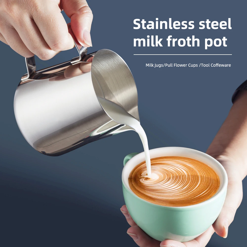 

Obelix Stainless Steel Milk Frothing Pitcher Espresso Coffee Barista Craft Latte Cappuccino Milk Cream Cup Frothing Milk Jug