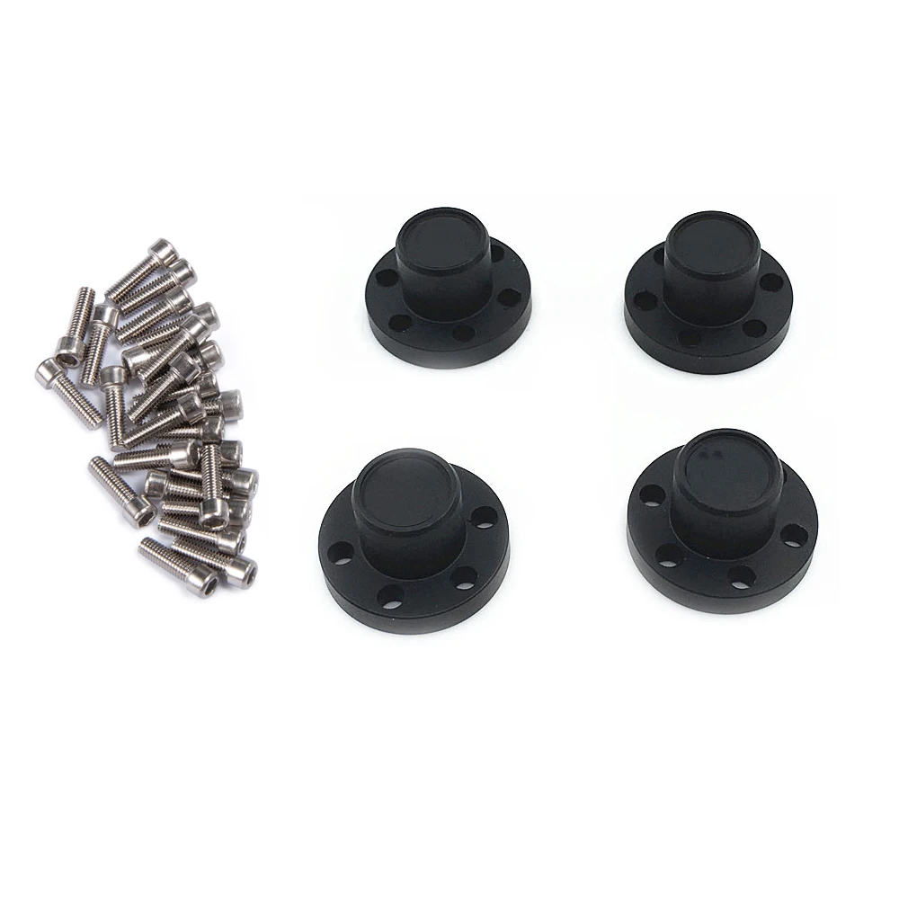 AXSPEED Aluminium 1.9inch Wheel Rim Hub Center Caps for TRX4 Axial SCX10 90046 D90 Tamiya 1/10 RC Crawler Car