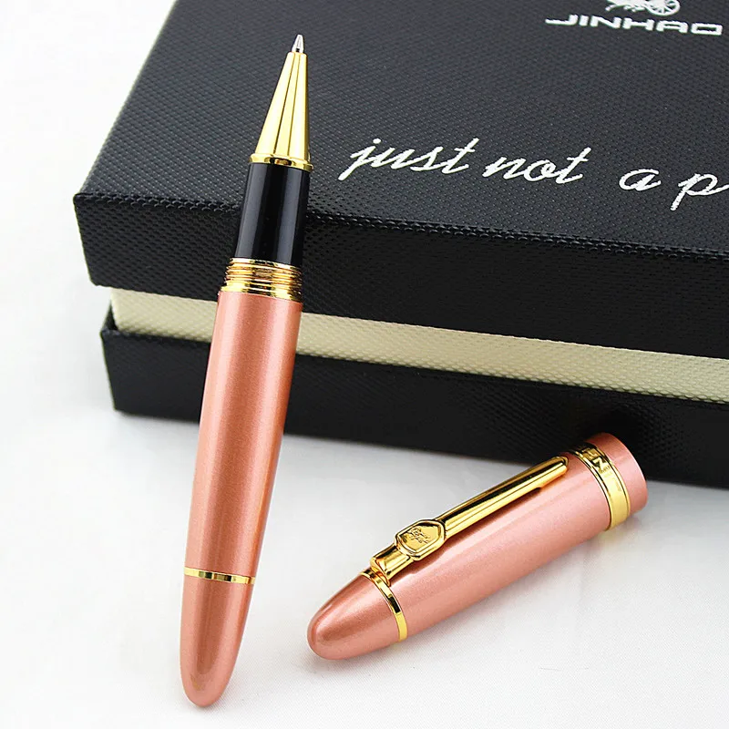 

Luxury JINHAO 159 Metal Ballpoint Pen Business Office Roller Ball Pen Black ink Student Gel ink Pens Office Supplies