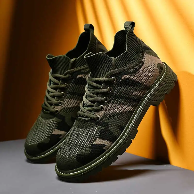 Zapatos informales de camuflaje para hombre, zapatillas cómodas transpirables para caminar, Tenis femeninos, Primavera, 2020