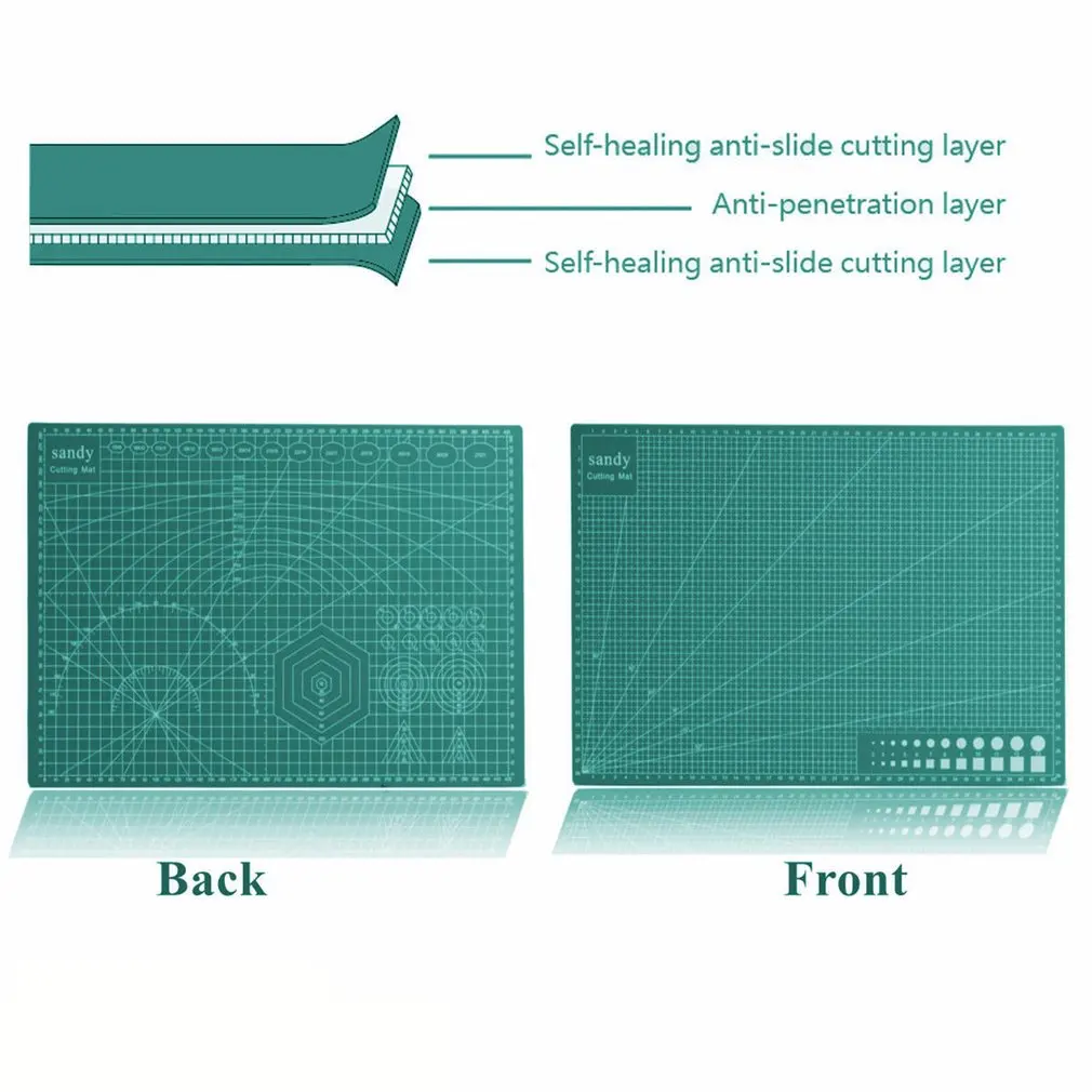 A3 Cutting Mat Cutting Underlay Cutting Plate Handmade Tool For Hand Form Block Durable PVC Material