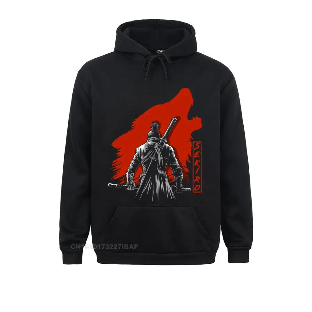 Soft Slim Sekiro Shadows Die Twice One-Armed Wolf Red Sun Harajuku Hoodies Man New Design Nice Cotton Polyester Top Tee