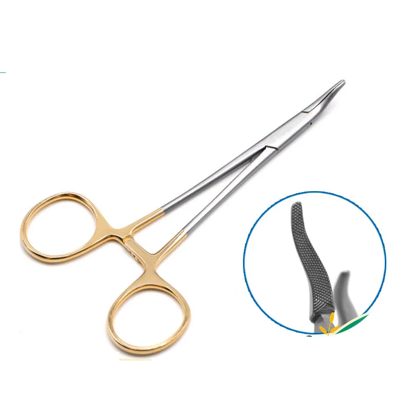 

Nasal Cavity Needle Holder Scissors Needle Holder Double Eyelid Embedding Needle Pliers Gold Handle Clip Inserts ESOPP Cosmetic