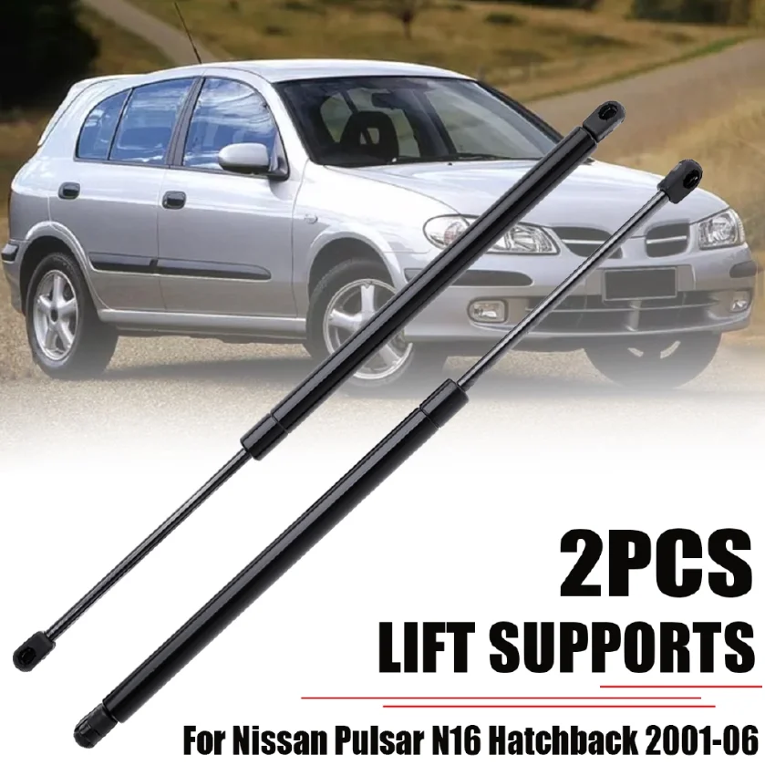 

2pcs Gas Struts Spring Prop Rod Shocks Rear Hatch Boot Trunk Liftgate Lift Supports Struts for Nissan Pulsar N16 2001-2006