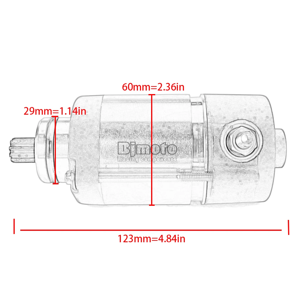 Anlasser für Husqvarna TE250 TE300 für K-TM 250 300 EXC 200 XC-W 55140001100 für Kawasaki KSF90 KFX90 2007-2020 21163-Y002 – Detail 1