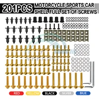 Para Honda CB650R CB500R CBR300R CBR500R CBR600RR CBR900RR CBR1000RR CRF1000L CBR600 F2 F3 F4i F5 Kit de tornillos de carenado
