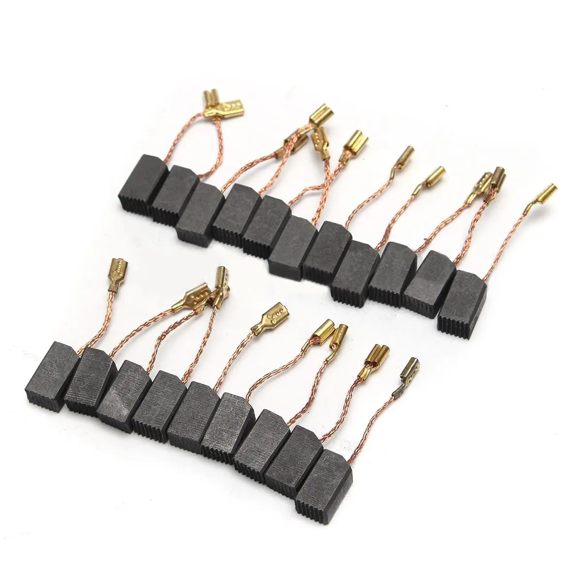Spazzole di grafite della spazzola di carbone del motore del trapano elettrico 20Pcs per gli accessori dell'utensile elettrico della smerigliatrice di angolo 6*8*14mm
