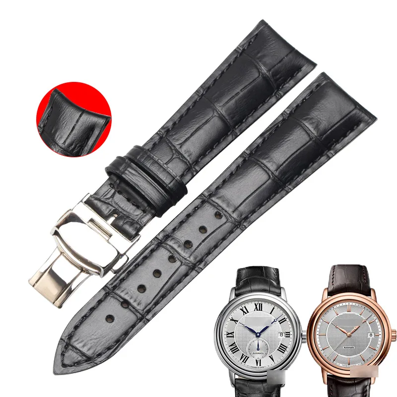 WENTULA watchbands for RAYMOND WEIL 2837/2838/2839 calf-leather band cow leather Genuine Leather leather strap watch band