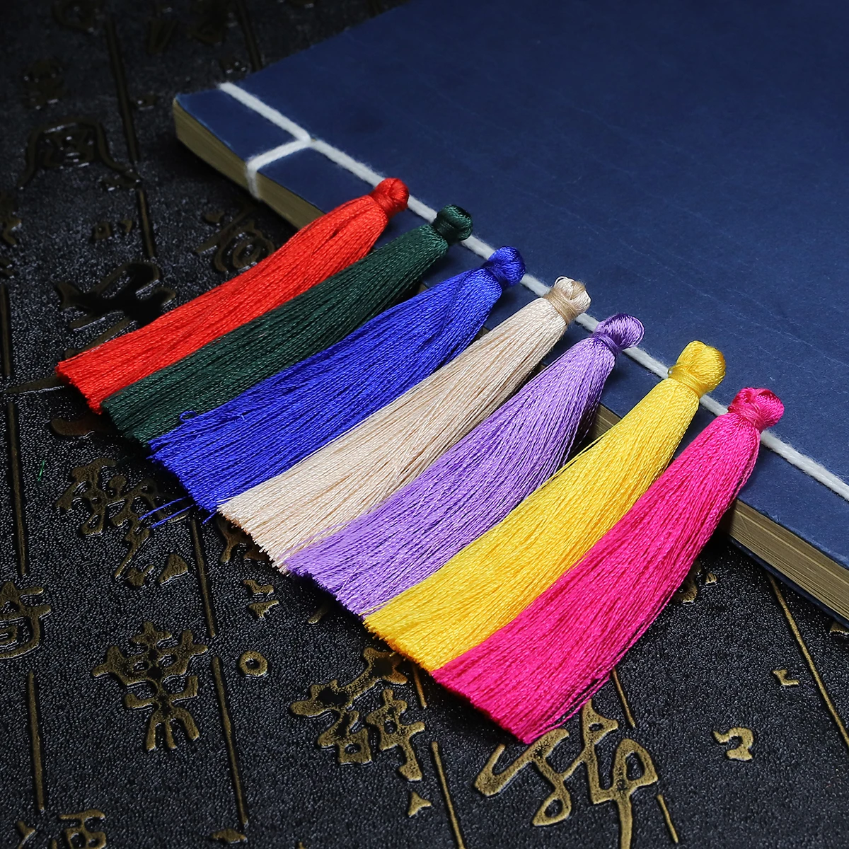 10pcs Tassels Fringe 65mm Silk Tassels Hanging Curtains for Sewing Garment Home Decoration Ornament Accessories