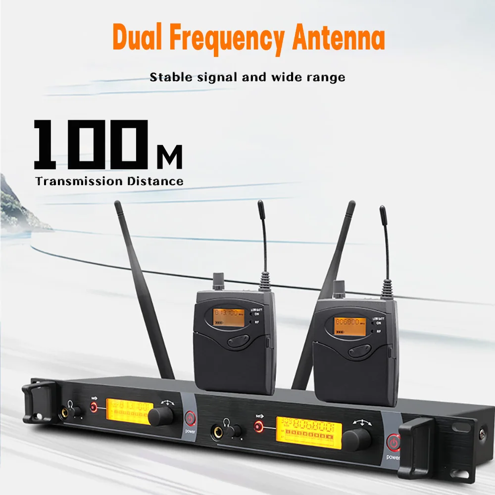 Imagem -04 - Wireless in Ear Stage Monitor System Pode Conectar Receptores Ilimitados ao Mesmo Tempo Shenndaresr2050