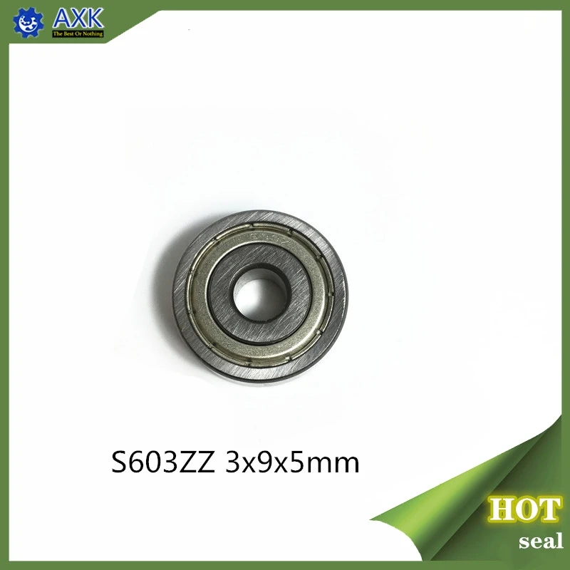 

S603ZZ Bearing 3*9*5 mm ( 10PCS ) ABEC-1 440C Roller Stainless Steel S603Z S603 Z ZZ Ball Bearings