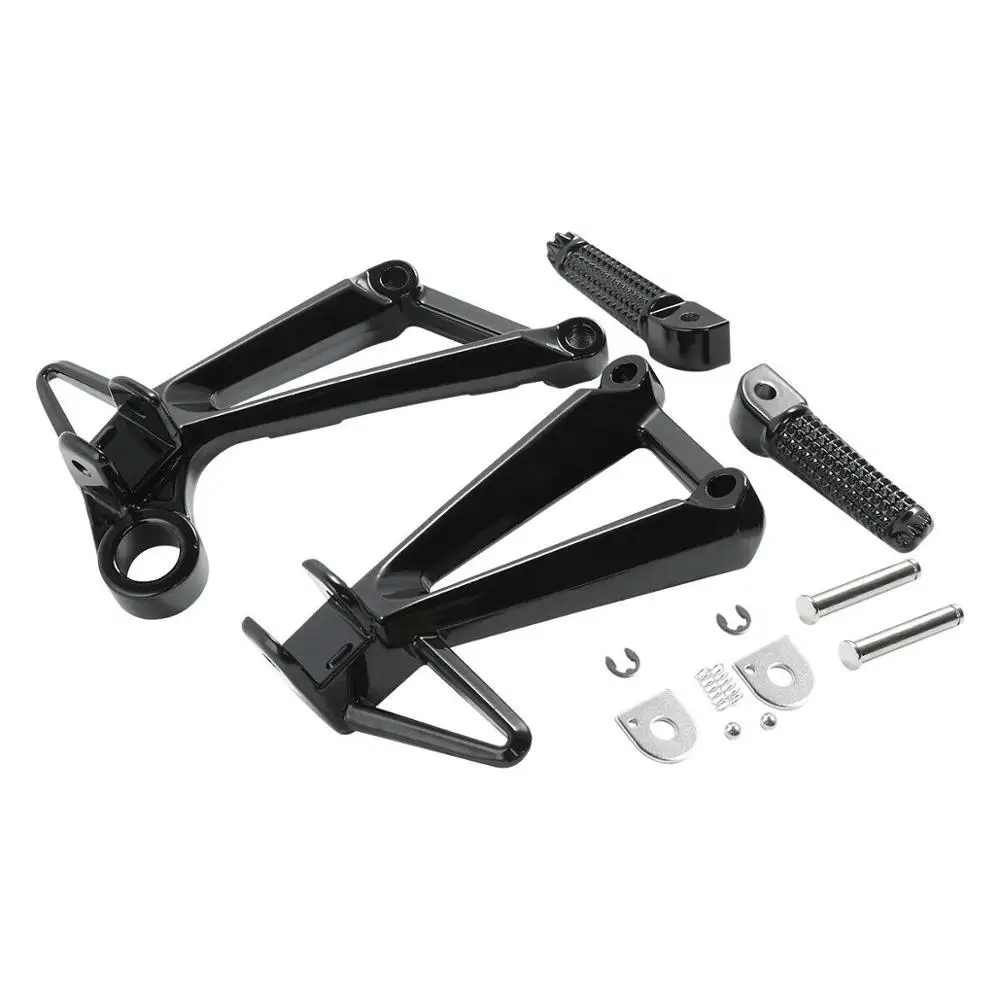 Motorcycle Aluminum Rear Passenger FootPeg Footrest Bracket Set For YAMAHA YZF R3 YZF-R3 2015-2023 MT03 2020-2022 2021