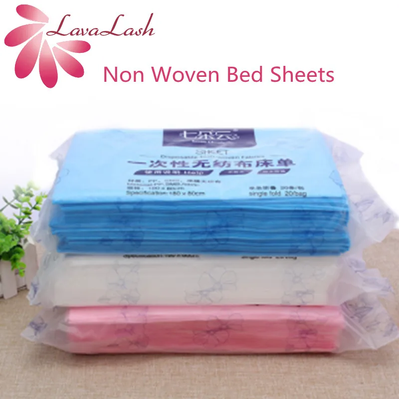 20pcs/pack Disposable Non Woven Bed Sheets Beauty Salon Massage Sterile Mattress Waterproof Bed Table Cover Sheets Lash Sheets