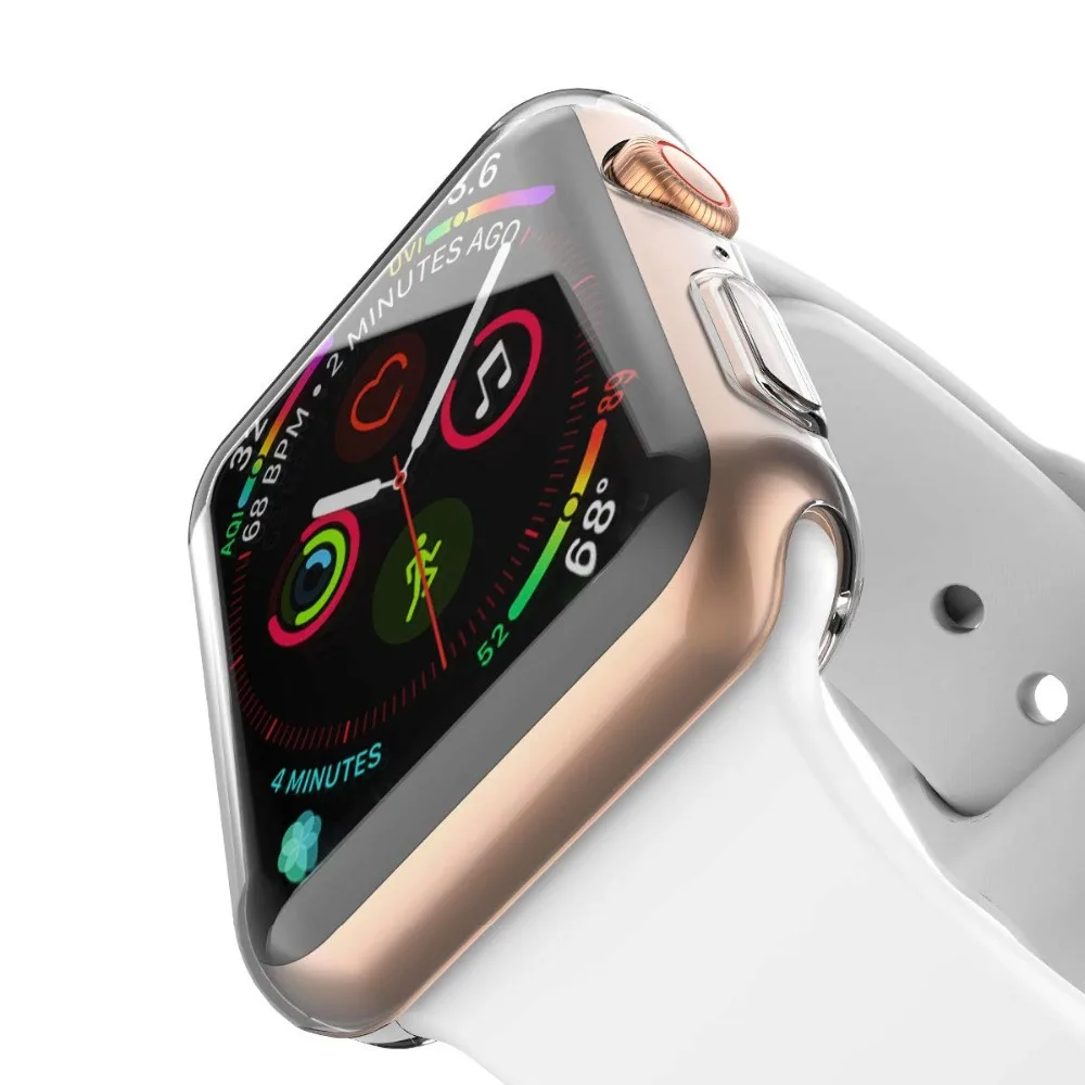 Screen Protector For Apple Watch Case 45mm 41mm 44mm 49mm 40mm 42mm TPU Cover accessories iWatch series 9 8 7 SE 6 5 4 3 Ultra 2