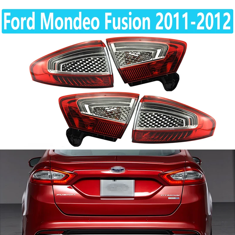 

For Ford Mondeo Fusion 2011-2012 left/rightOuter taillights inner taillights LED Tail Light