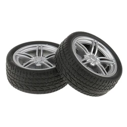 2pcs 40mm Simulation Rubber Wheel Tire Wheel Toy Model DIY RC Spare Parts 35 Remote Control Toys RC Car Parts Accessory