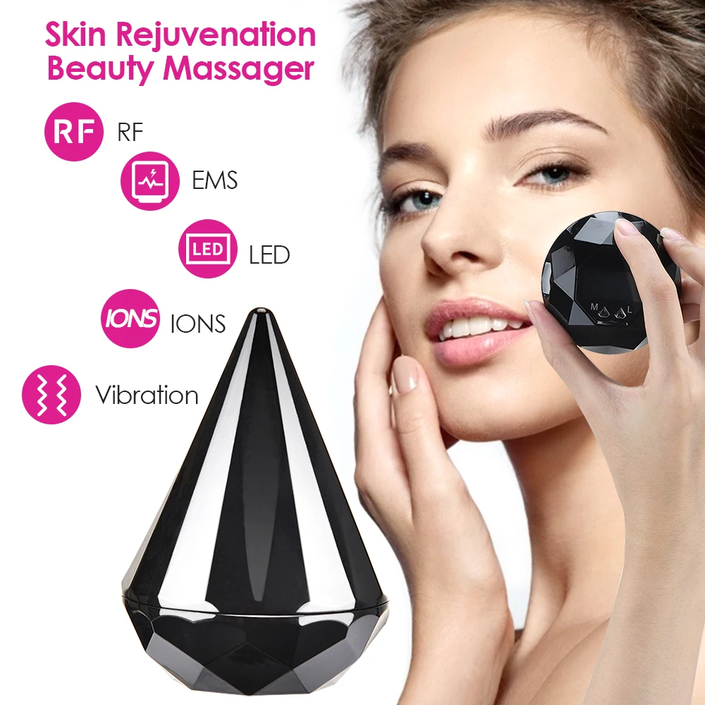 Rf Nâng Máy Máy Mát Xa Mặt Led Photon Trị Liệu Trẻ Hóa Mesotherapy Bộ Máy Ems Chống Nhăn Slim Beauty Thiết Bị