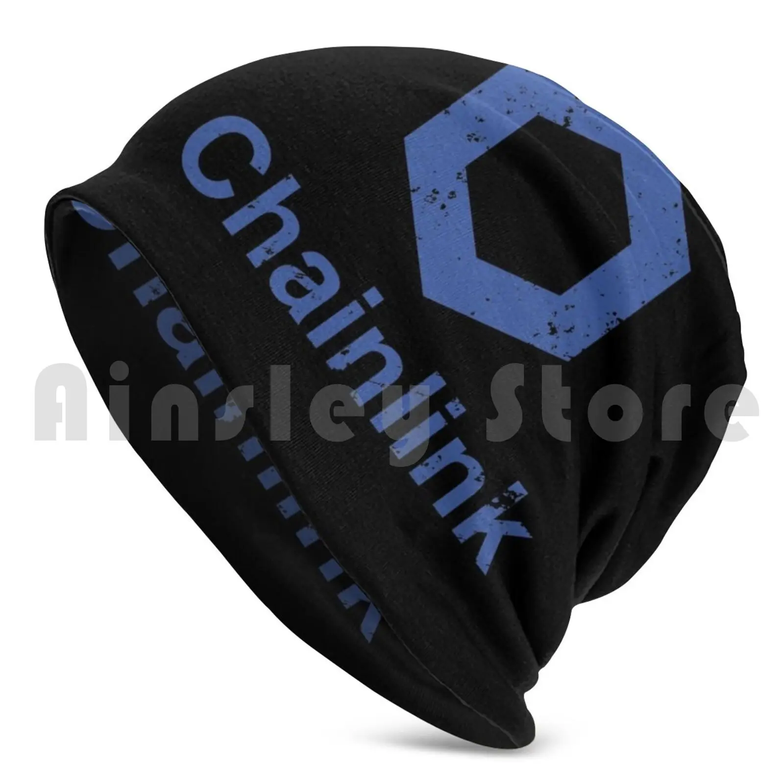 Crypto Chainlink Link Coin Distressed Beanies Pullover Cap Comfortable Bitcoin Crypto Cryptocurrency Chainlink Link